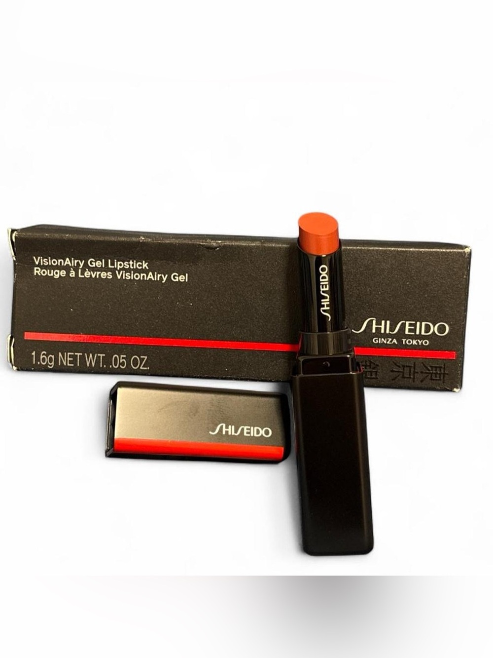 Shiseido visionary gel lipstick shade 223 shizuka red